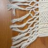 Large Hand-Crocheted Cable Knit Afghan Blanket - 4