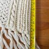 Large Hand-Crocheted Cable Knit Afghan Blanket - 9