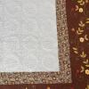 Handmade Floral Quilt Set with 3 Embroidered Pillow Shams, 89" x 90" - 4