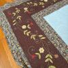 Handmade Floral Quilt Set with 3 Embroidered Pillow Shams, 89" x 90" - 6