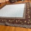 Handmade Floral Quilt Set with 3 Embroidered Pillow Shams, 89" x 90" - 10