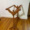 Traditional Vintage Wooden Quilt Rack - 3