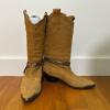Maine Woods Tonto Cowboy Boots with Eagle Accents, Size 7.5 M - 2