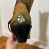 Maine Woods Tonto Cowboy Boots with Eagle Accents, Size 7.5 M - 7