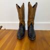 Justin Boots Leather Women's Western Cowboy Boots, Size 6.5 B - 2