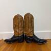 Justin Boots Leather Women's Western Cowboy Boots, Size 6.5 B - 3