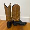 Justin Boots Leather Women's Western Cowboy Boots, Size 6.5 B - 5