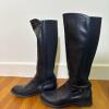 Nine West Black Knee-High Riding Boots, Size 7M - 2