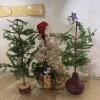 Lot of Miniature Decorative Christmas Trees - 3