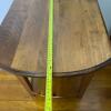 Wood End Table with Heart Cut Out - 8