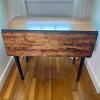 Antique Style Wooden Drop-Leaf Table - 3
