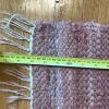 Woven Large Area Rug and Two Plaid Placemats with Fringe - 4