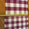 Woven Large Area Rug and Two Plaid Placemats with Fringe - 7