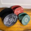 Set of 3 Hand-Painted Shaker Style Pantry Boxes, Artist Signed, 2002, Stackable, Floral Motif - 2