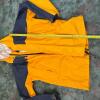 L.L. Bean Kids Yellow/Navy Wind and Rain Jacket XL - 3