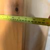 Wooden Double Door Wardrobe with Black Hinges and "U" Accent - 6