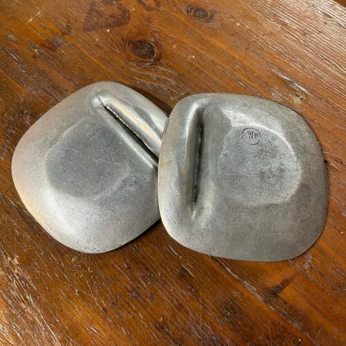 Vintage RWP Metal Ashtrays, Set of 2