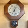 Universal Techtronics Harley-Davidson Wooden Wall Clock