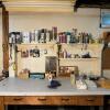 Large Mixed Lot Tools, Hardware & Supplies w/ Metal Toolbox, WD-40, Irwin, Adhesives, Paint - 2