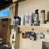 Large Mixed Lot Tools, Hardware & Supplies w/ Metal Toolbox, WD-40, Irwin, Adhesives, Paint - 3
