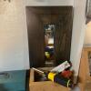 Large Mixed Lot Tools, Hardware & Supplies w/ Metal Toolbox, WD-40, Irwin, Adhesives, Paint - 6