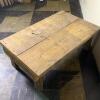 Rustic Handmade Wood Table - 2