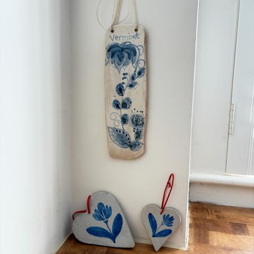 Three Ceramic Wall Hangings