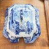 Spode Italian Blue & White Soup Tureen Set with Ladle & Lid - 3