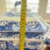Spode Italian Blue & White Soup Tureen Set with Ladle & Lid - 8