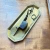 Antique Brass Dragon Motif Tray 19th C Wick Trimmer/Candle Snuffer