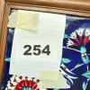 Large Framed Turkish Iznik-Style Floral Ceramic Tile Panel, 26"x18" - 8