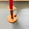 Mid-Century Robinson Copper Courting Candleholder w/ 3 Decorative inserts - 2