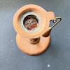 Mid-Century Robinson Copper Courting Candleholder w/ 3 Decorative inserts - 5