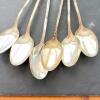 Vintage New England Silver Plate Floral Teaspoon Set, 6-Piece - 3