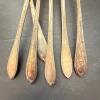 Vintage New England Silver Plate Floral Teaspoon Set, 6-Piece - 5