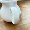 Polish Bolesławiec Oval Serving Dish & Classic with White Creamer Sugar Set - 4