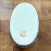 Polish Bolesławiec Oval Serving Dish & Classic with White Creamer Sugar Set - 12