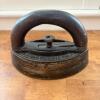Enterprise Mfg Co No. 50 Antique Cast Iron Sad Iron, Removable Wood Handle
