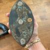 Enterprise Mfg Co No. 50 Antique Cast Iron Sad Iron, Removable Wood Handle - 4