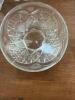 Miniature Vintage Pressed Glass Punch Bowl Set w/6 Cups - 4