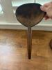 Antique Butter Serving Set: Blue Willow Dish, Wooden Paddle - 6