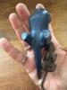 Hand-Carved Soapstone Cat Figurine & Cast Iron Mouse Figure - 4