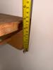 Wall-Mounted Solid Wood Coat Rack 3 Pegs with Shelf - 6
