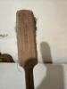 Antique Wood & Leather Fireplace Bellows and Cleaning Brush - 6