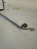 Hand-Forged Wrought Iron Towel Bar with Decorative Animal Head, 12" Length - 4