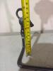 Hand-Forged Wrought Iron Towel Bar with Decorative Animal Head, 12" Length - 6