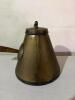 Vintage French Brass Coffee Pot, Wood Handle, 5.3" Tall, 6.5" Base, Made in France - 3