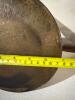 Vintage French Brass Coffee Pot, Wood Handle, 5.3" Tall, 6.5" Base, Made in France - 8