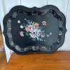 Vintage Hand-Painted Toleware Tray