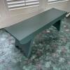 Green Wooden Bench - 3